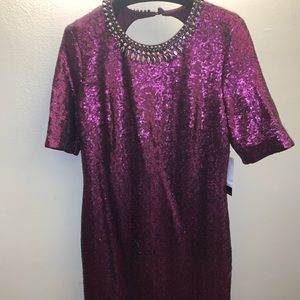 Laundry By Shelli Segal sequin dress